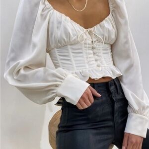 For Love and Lemons Carina blouse -NWT